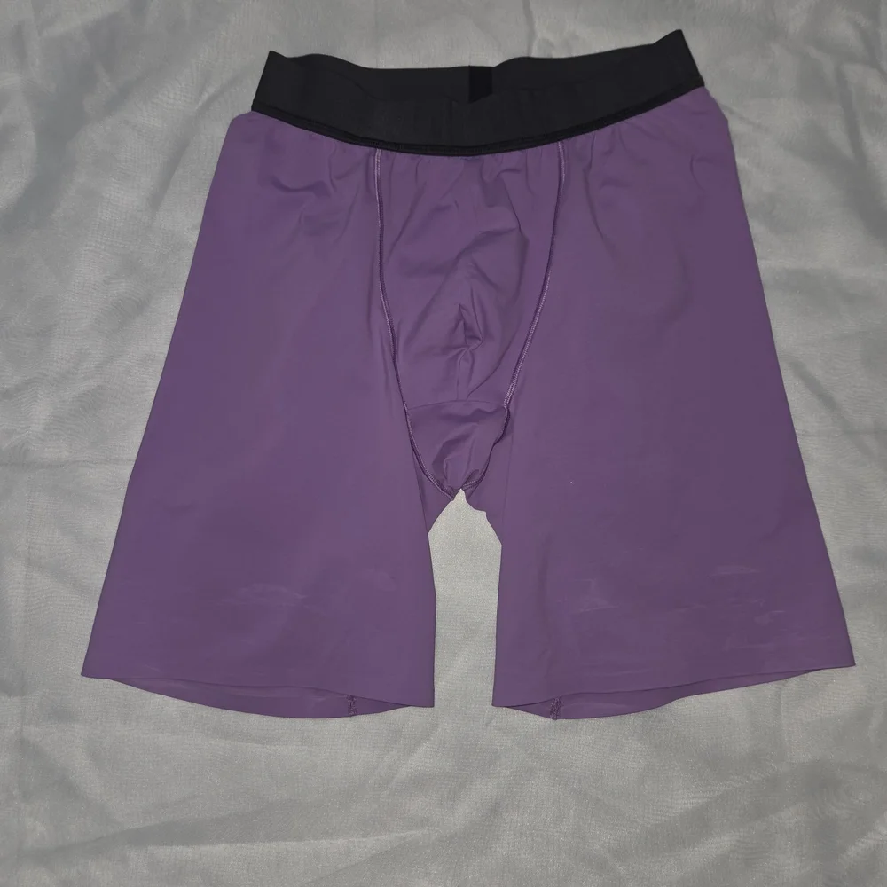Lululemon‎ Men's Compression Boxer Brief Shorts Purple Size M Gym Training